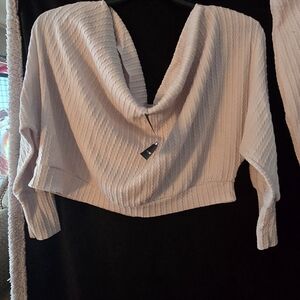 Fashion Nova Elegant Cream Sweater And Skirt Set